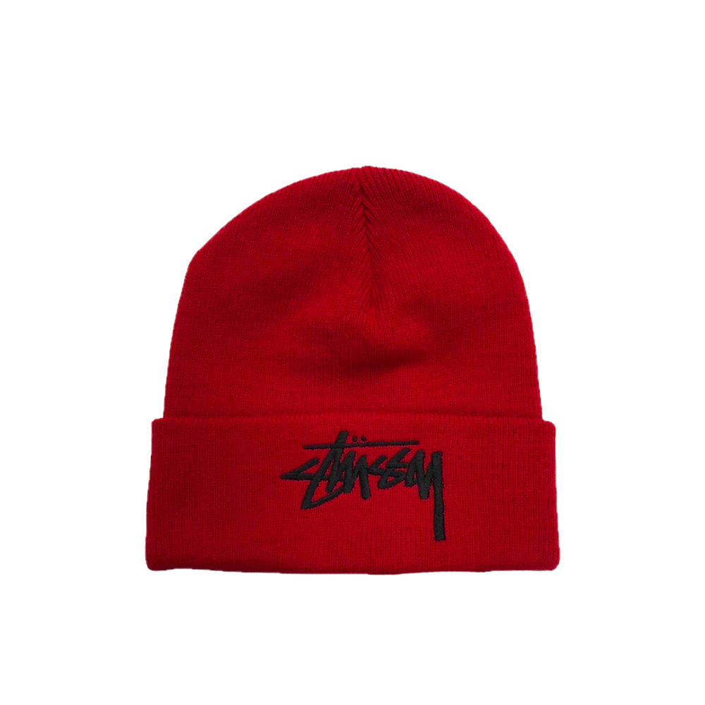 Stussy Big Stock Cuff Beanie Deep Red 1321144_DRD