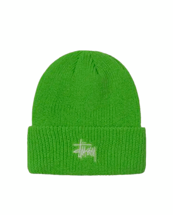 Stussy Basic Cuff Beanie Bright Green 1321019_BGR