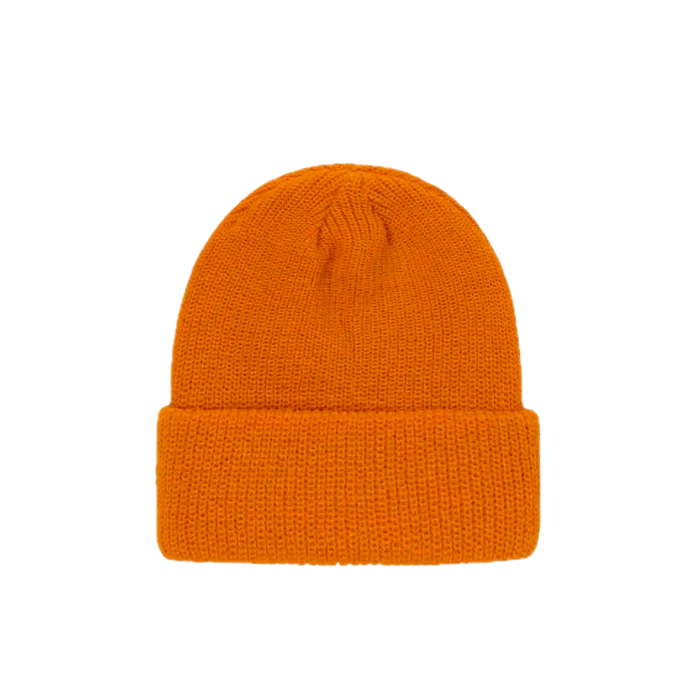 Stussy Basic Cuff Beanie Tangerine 1321019_TNG