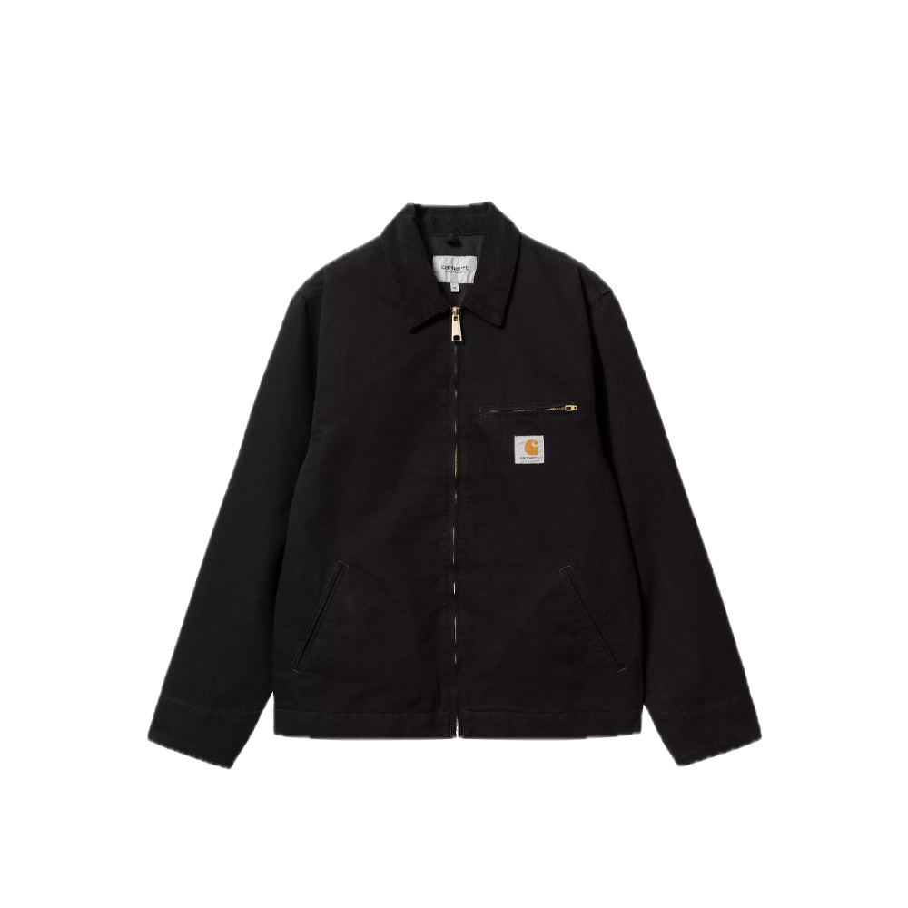 Carhartt WIP Detroit Jacket (Summer) Black / Black (Rinsed) I033112_00E_02