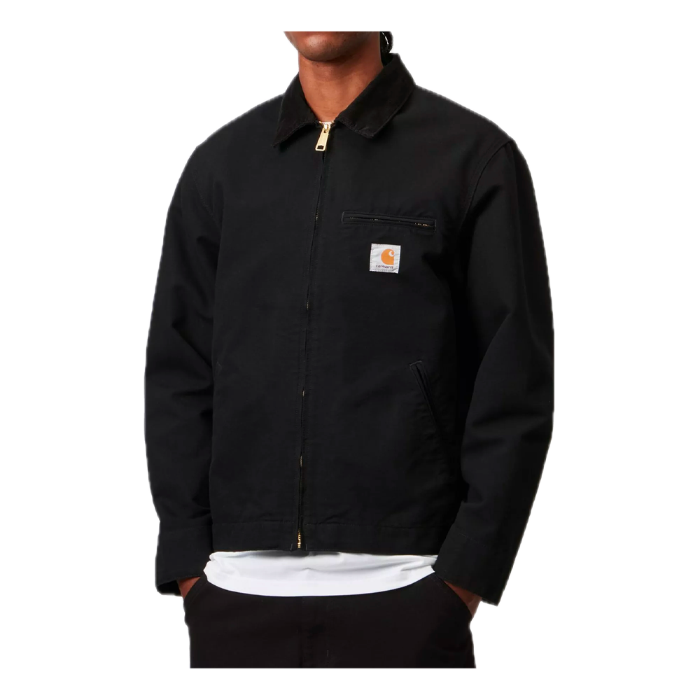 Carhartt WIP Detroit Jacket (Summer) Black / Black (Rinsed) I033112_00E_02