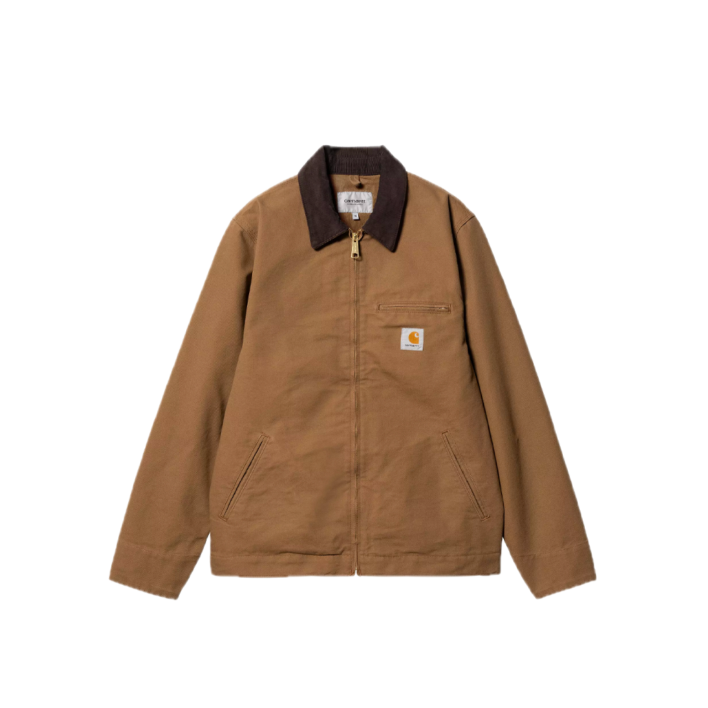Carhartt WIP Detroit Jacket (Summer) Hamilton Brown / Tobacco (Rinsed) I033112_00S_02