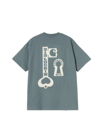 Carhartt WIP S/S Locked T-Shirt Cozy Blue I036230_3IT_XX