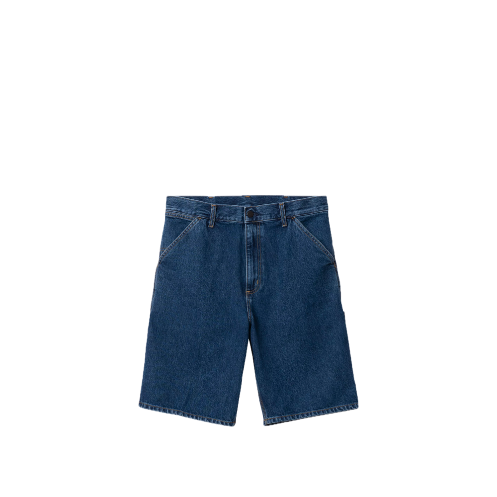 Carhartt Wip Single Knee Short Blue (Stone washed) I032026_01_06