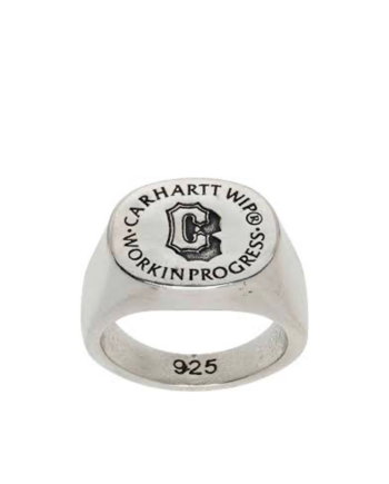 Carhartt WIP Varsity Signet Ring 925 Sterling Silver I034149_95