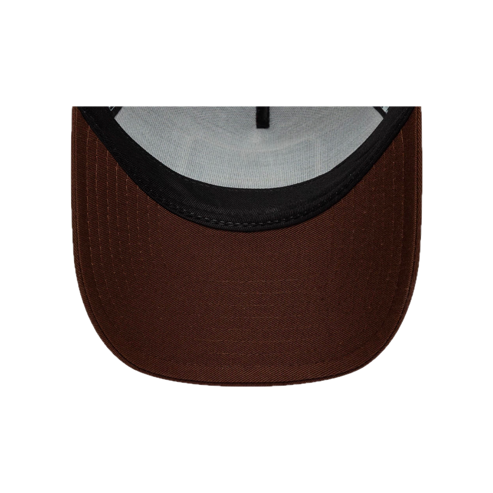 New Era 9FORTY A-Frame Trucker New Era Patch Brown 60771802