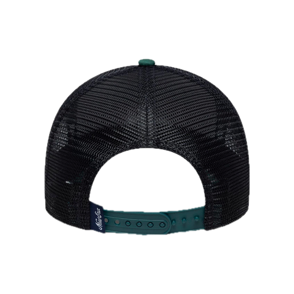 New Era 9FORTY A-Frame Trucker New Era Patch Deep Green 60771792
