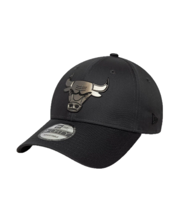 New Era 9FORTY Chicago Bulls NBA Metallic Anthracite Grey 60771847