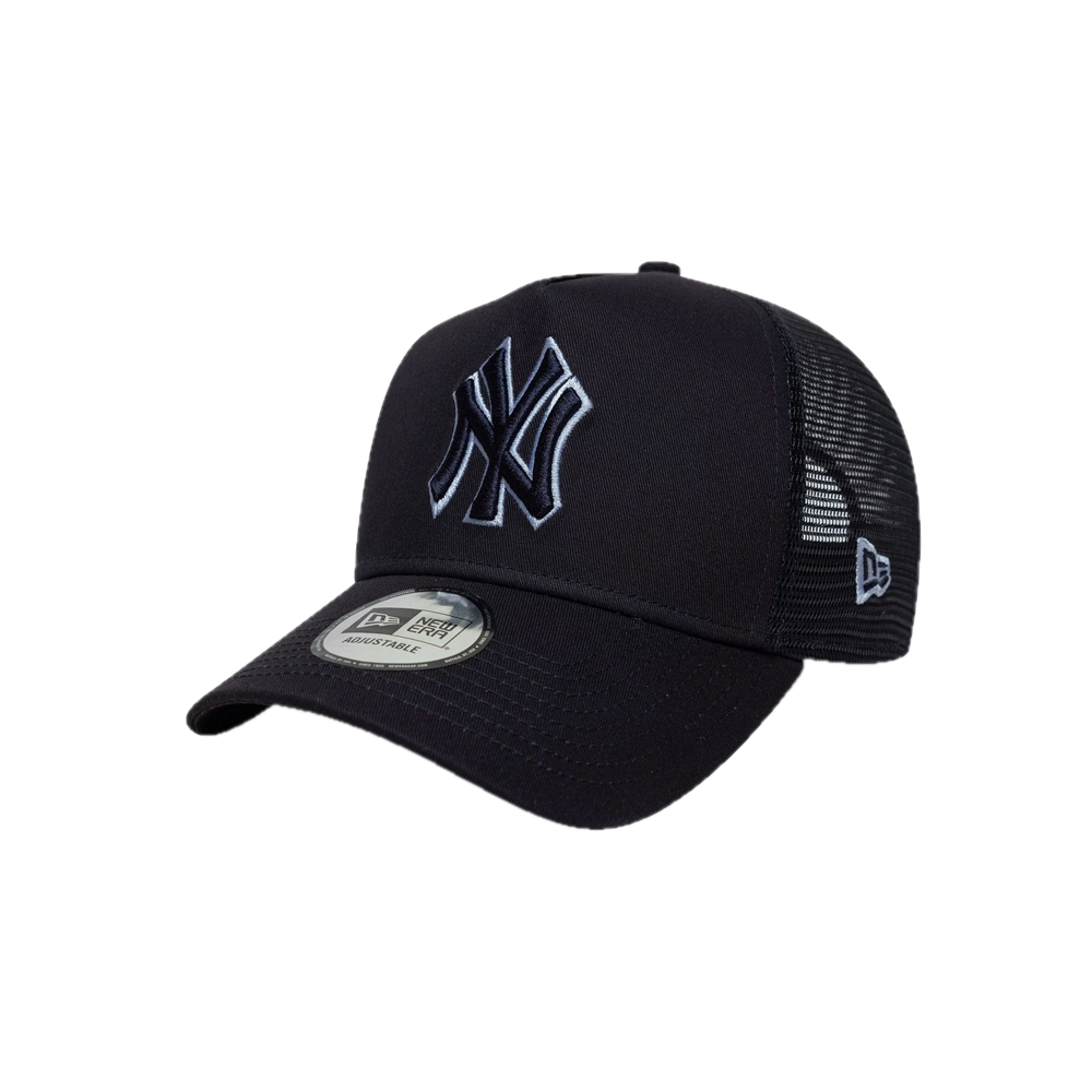 New Era 9FORTY E-Frame Trucker New York Yankees MLB Outline Blue Navy 60771717