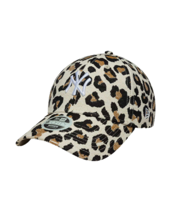 New Era W' 9FORTY New York Yankees MLB Leopard Midi Beige 60771750