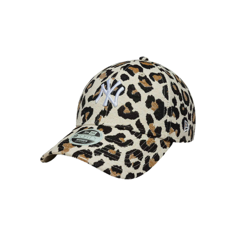 New Era W' 9FORTY New York Yankees MLB Leopard Midi Beige 60771750