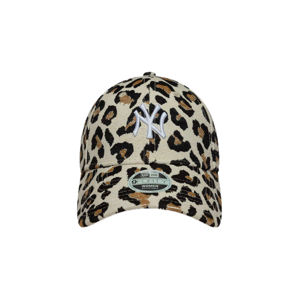New Era W' 9FORTY New York Yankees MLB Leopard Midi Beige 60771750