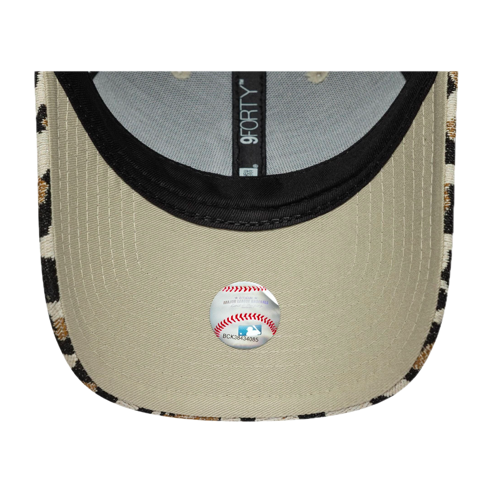 New Era W' 9FORTY New York Yankees MLB Leopard Midi Beige 60771750