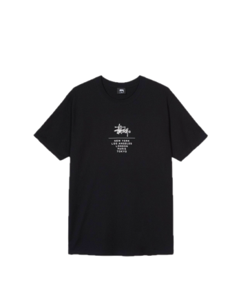 Stussy City Stack Tee Black 1904467_BLK