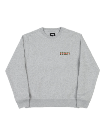Stussy Ivy League Crew Ash Heather 2911102_ASH