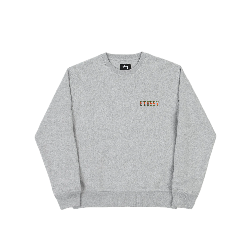 Stussy Ivy League Crew Ash Heather 2911102_ASH