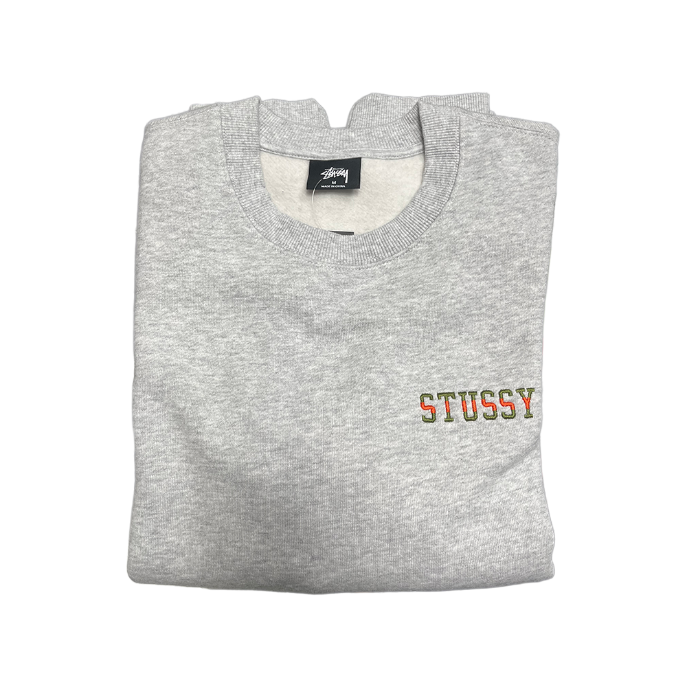 Stussy Ivy League Crew Ash Heather 2911102_ASH