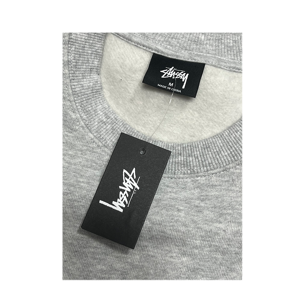 Stussy Ivy League Crew Ash Heather 2911102_ASH