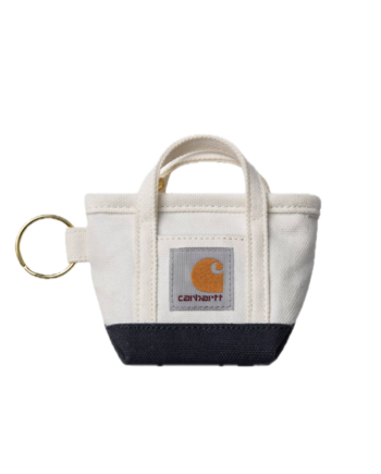 Carhartt Wip Mini Tote Bag Keychain Natural / Blue I036418_2PI_XX