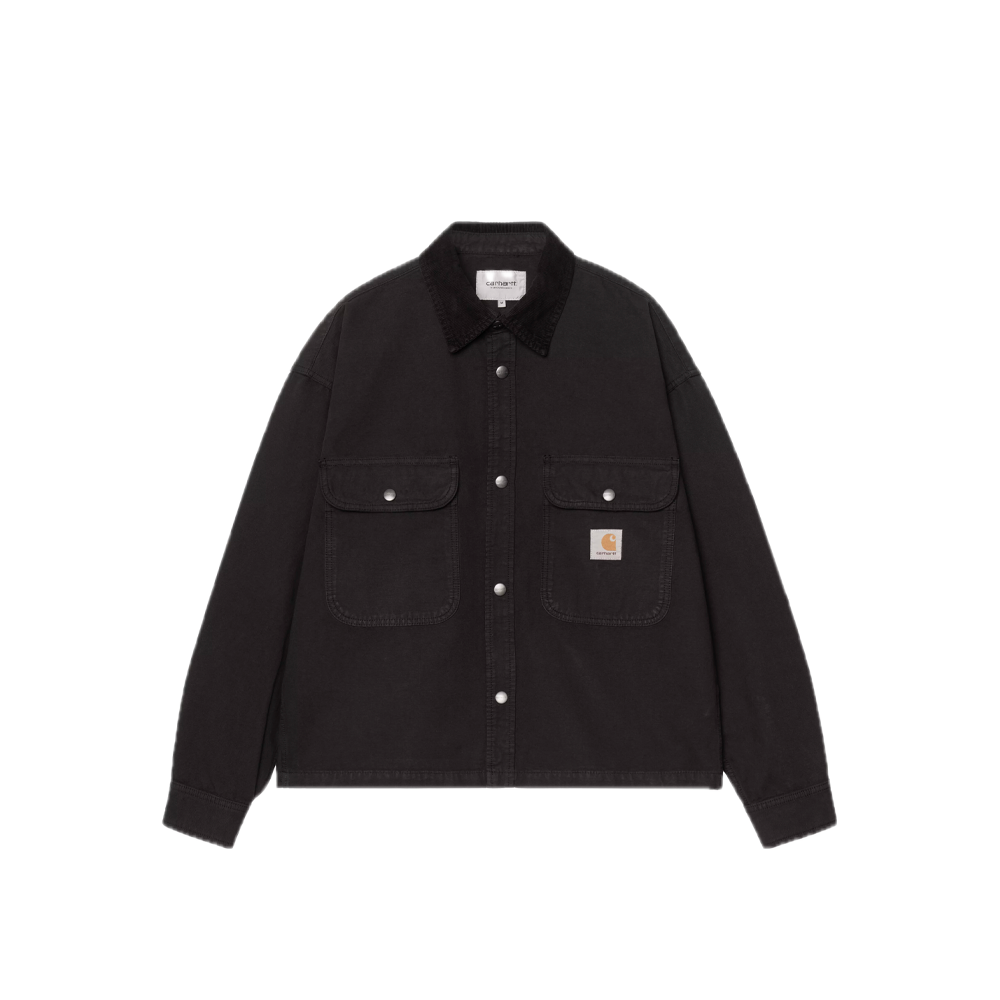 Carhartt WIP Prescott Shirt Jac Black / Black (Garment dyed) I036484_00E_GD