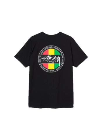 Stussy Surf Dot Tee Black 1904392_BLK