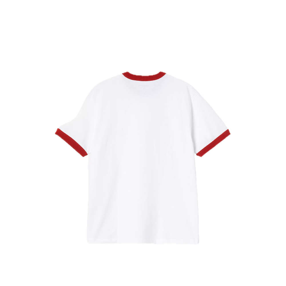 Carhartt WIP S/S Ip Ringer T-Shirt White / Red / Red I036267_3QD_XX