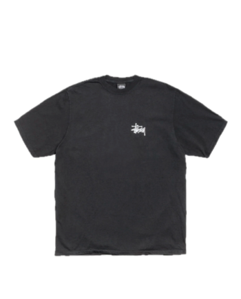 Stussy W' Basic Logo Pigment Dyed Tee Black 2902971_BLK
