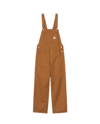 Carhartt Wip W' Bib Overall Straight Hamilton Brown (Rinsed) I032965_HZ_02