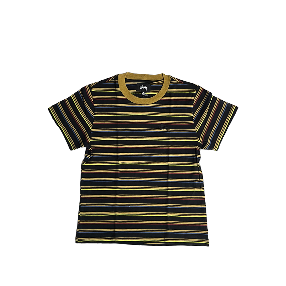 Stussy W' Cruz Strip Cropped Tee Black 214498_BLK