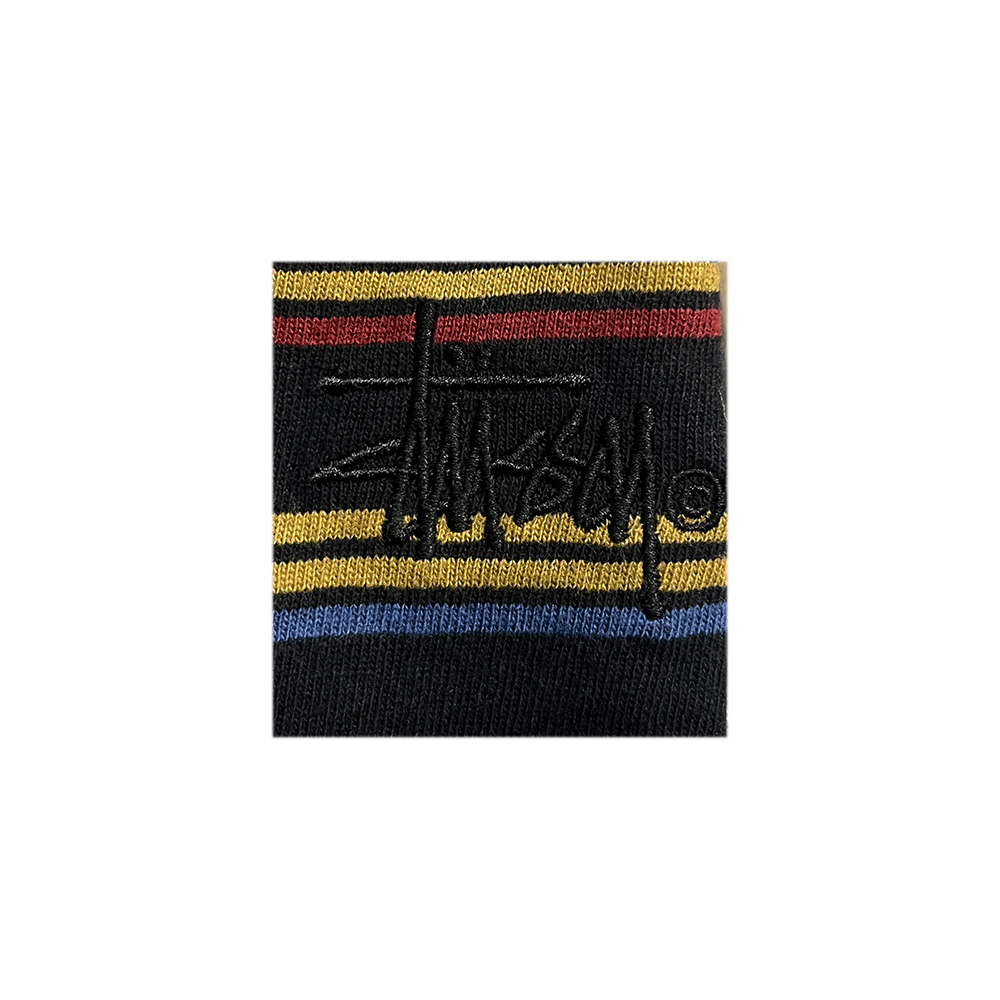 Stussy W' Cruz Strip Cropped Tee Black 214498_BLK