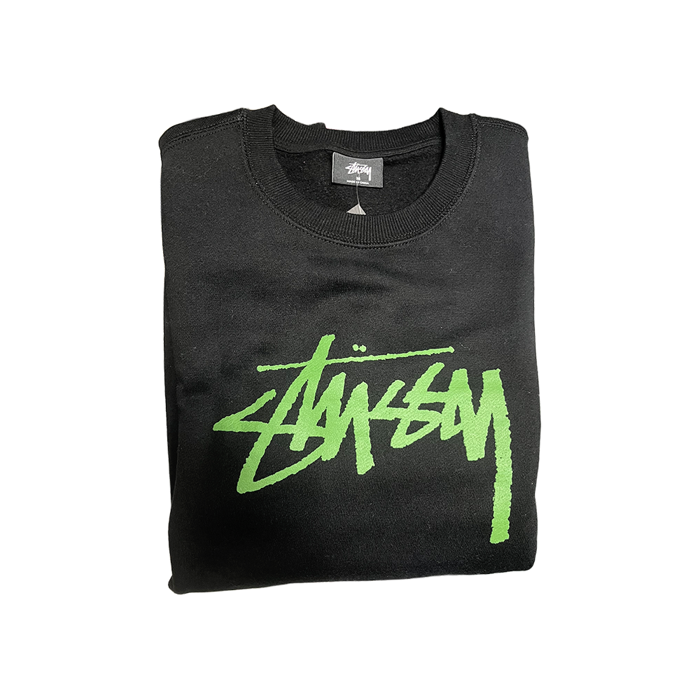 Stussy Stock Crewneck Black 2911173_BLK
