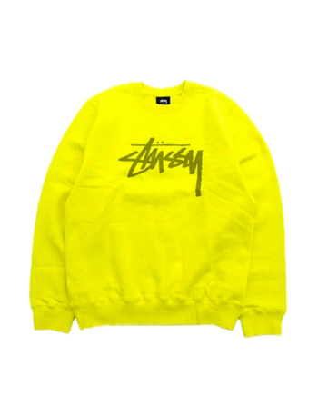 Stussy Stock Crewneck Lemon 2911187_LMN