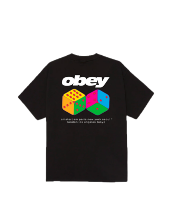 Obey Dice Tee Black 165264348_BLK