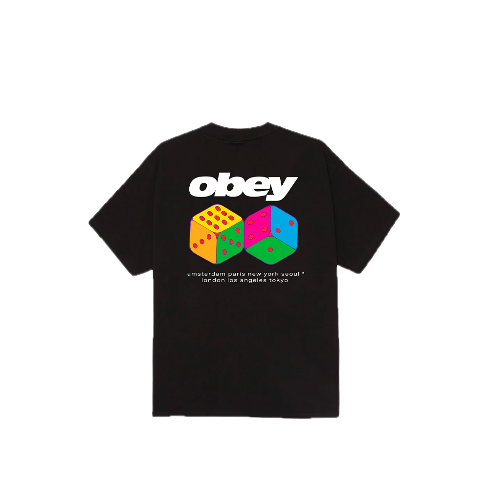 Obey Dice Tee Black 165264348_BLK