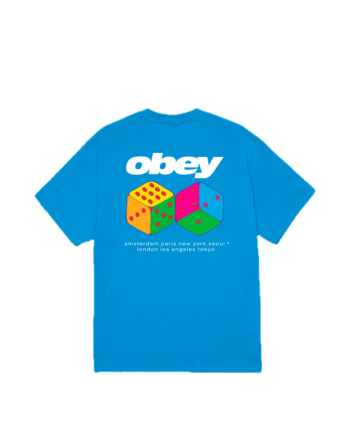 Obey Dice Tee Azure Blue 165264348_ABL