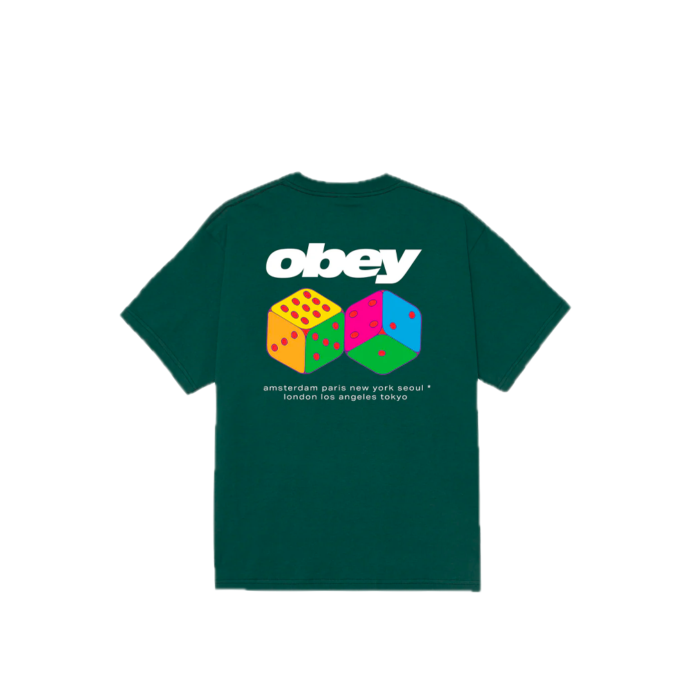 Obey Dice Tee Rainforest 165264348_RNF