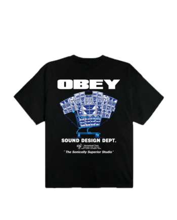 Obey Sound Design Dept. Tee Black 168024358_BLK