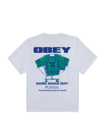Obey Sound Design Dept. Tee White 168024358_WHT