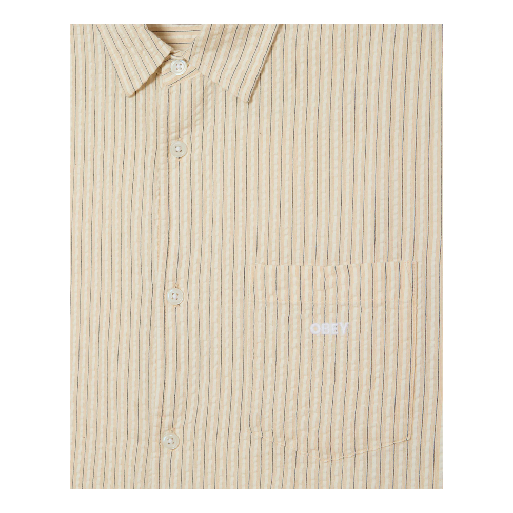 Obey Alan SS Shirt Unbleached Multi 181210453_UMT