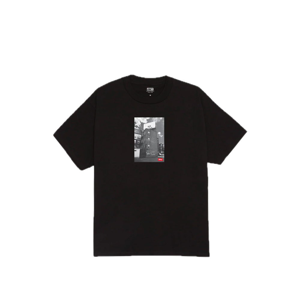 Obey Boston Billboard Tee Black 165264327_BLK