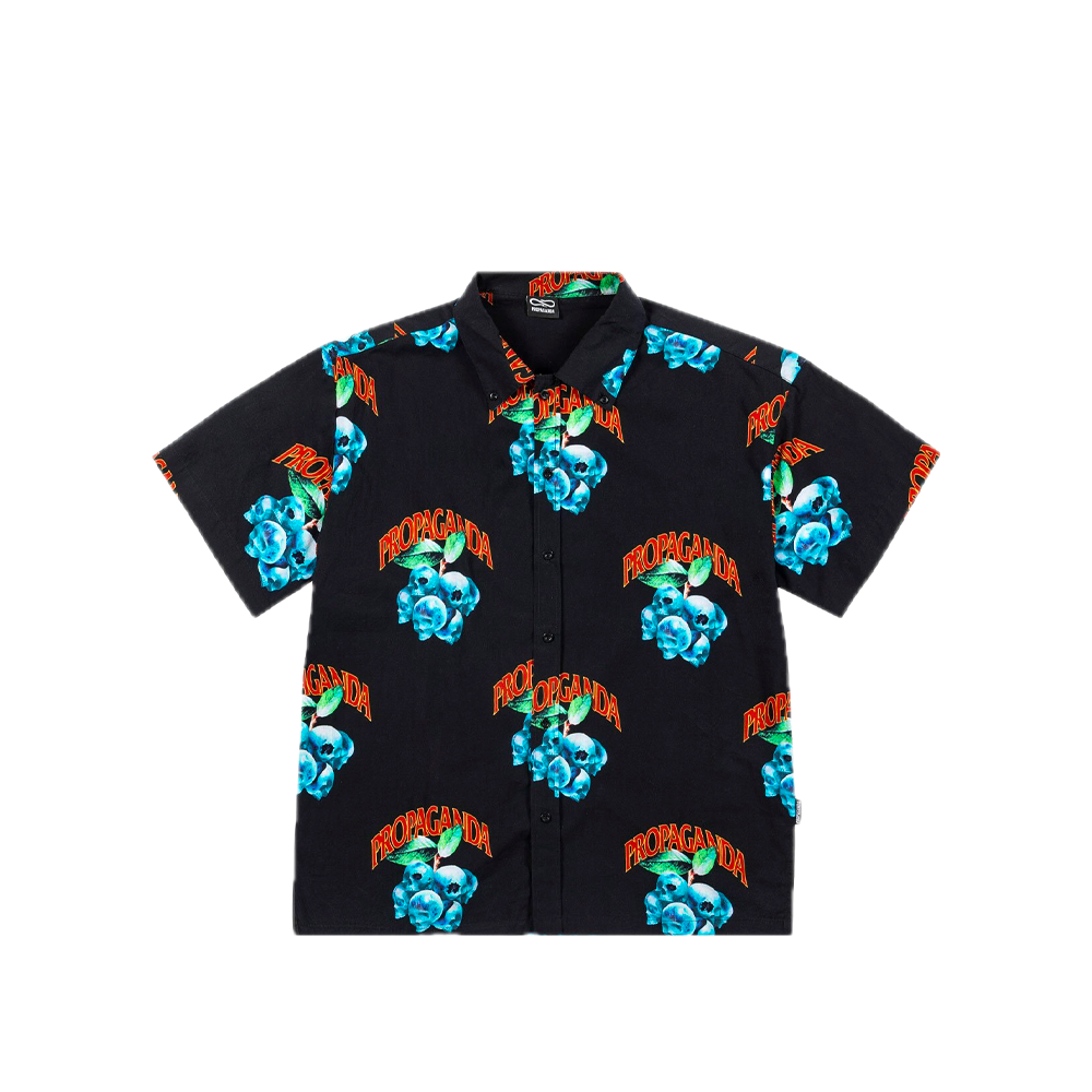 Propaganda Blueberry Shirt Black 26SSPROU822