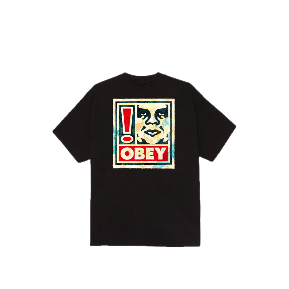 Obey Exclamation Tee Black 165264328_BLK