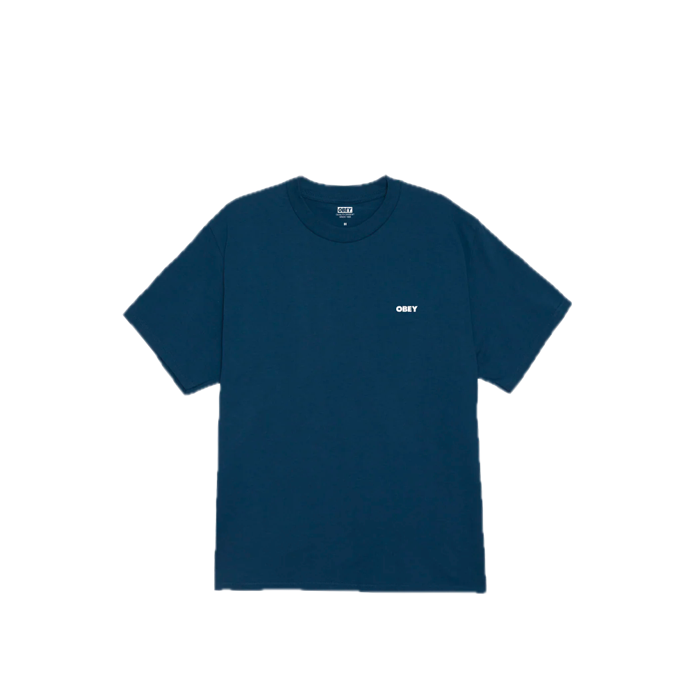 Obey Exclamation Tee Harbor Blue 165264328_BLE