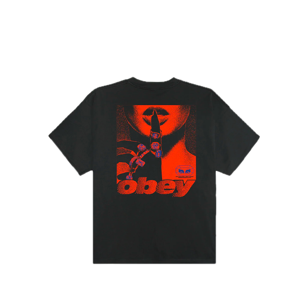 Obey Exports Tee Vintage Black 168024319_VBK
