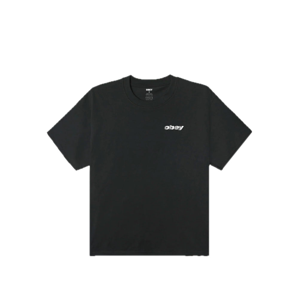 Obey Exports Tee Vintage Black 168024319_VBK