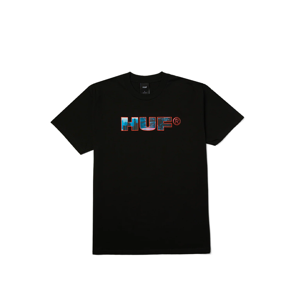 Huf Flight Path Tee Black TS02619_BLK
