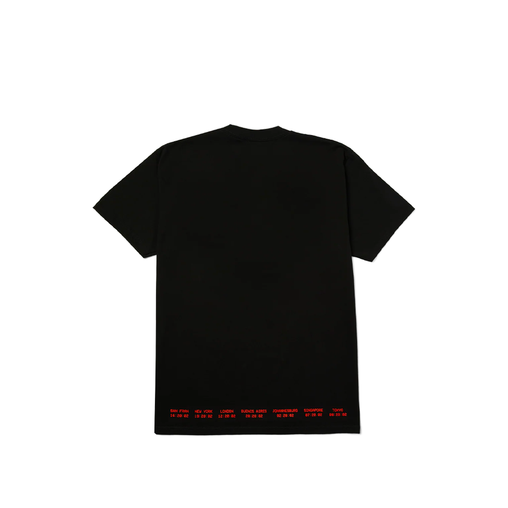 Huf Flight Path Tee Black TS02619_BLK