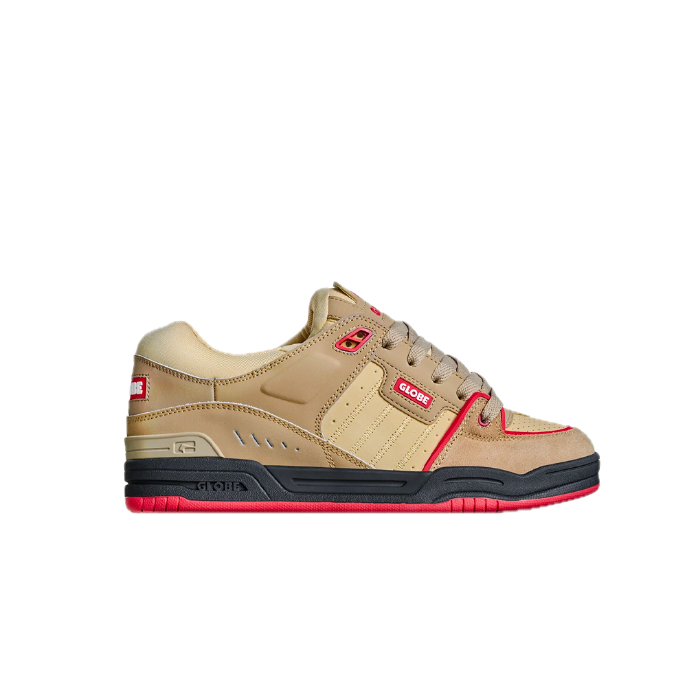 Globe Fusion Skate Shoes Fusion Khaki / Red GBFUS_KHR