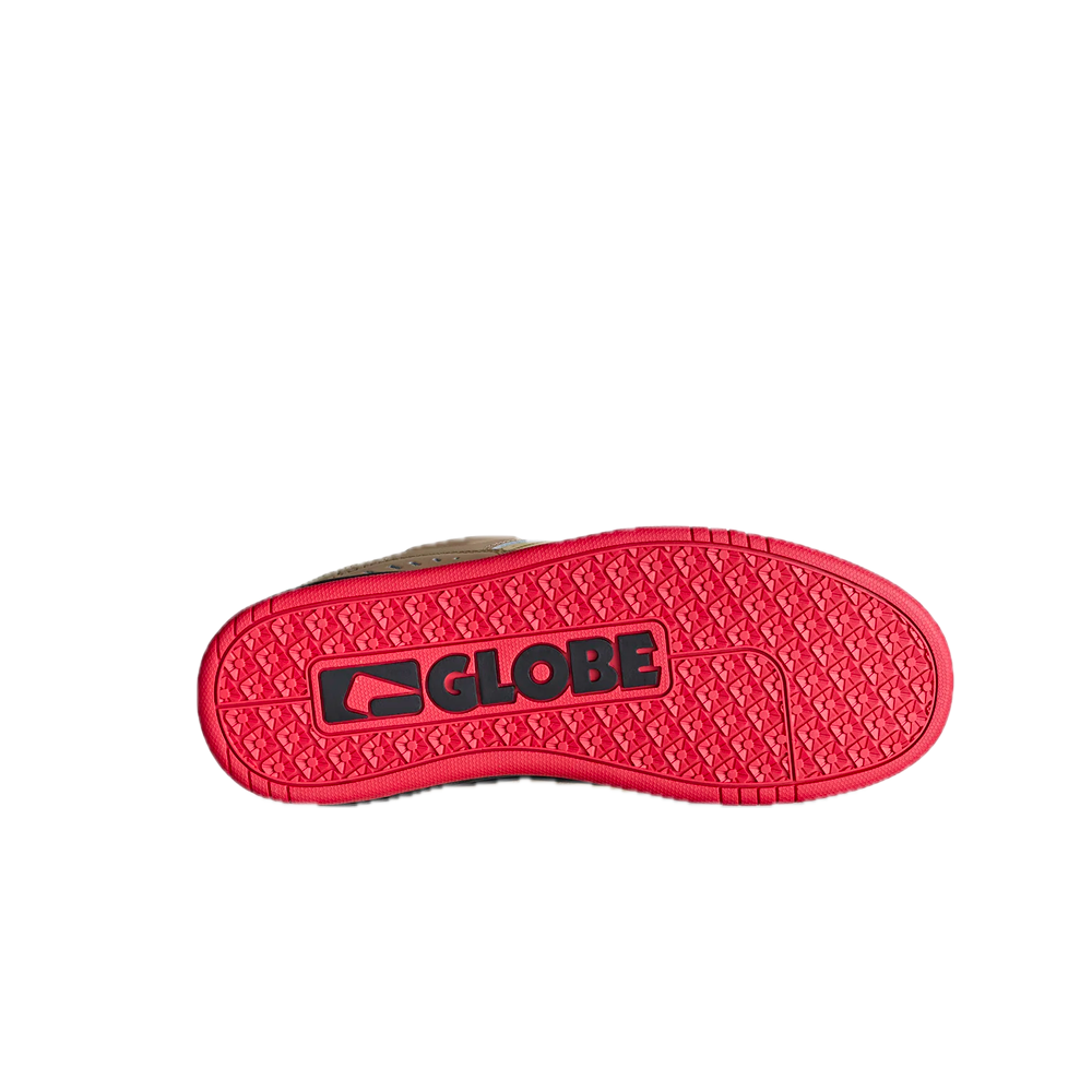 Globe Fusion Skate Shoes Fusion Khaki / Red GBFUS_KHR