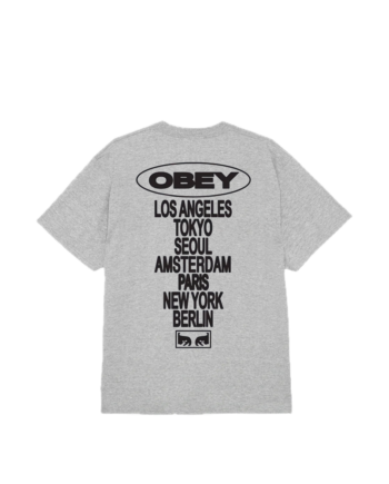 Obey Global Impact Tee Heather Grey 165264310_HGY
